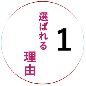 選ばれる理由１